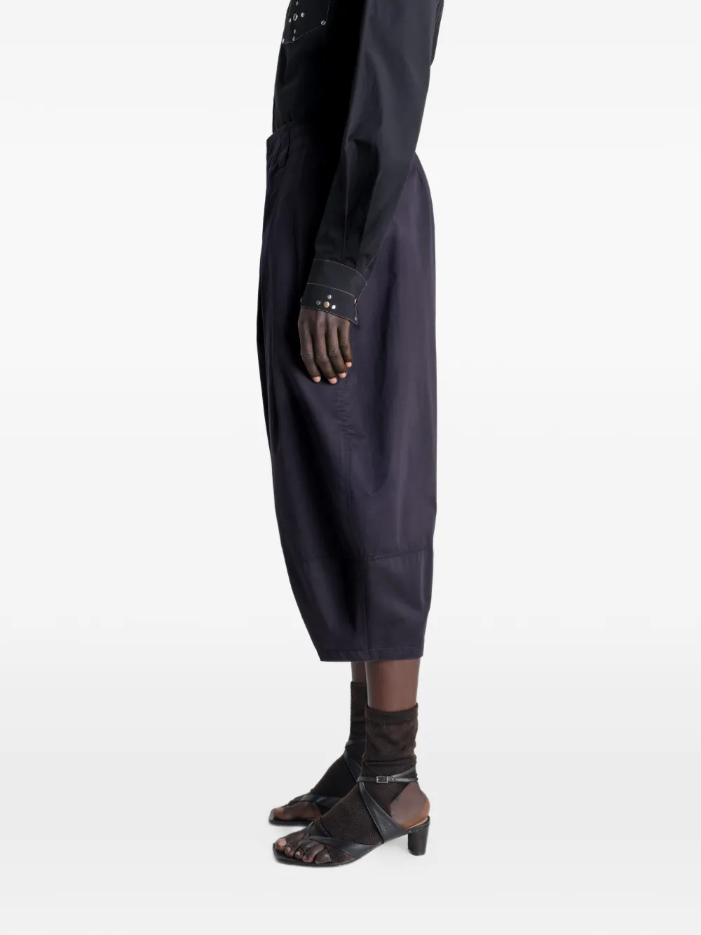 LEMAIRE Bermuda shorts met ballonprint Blauw