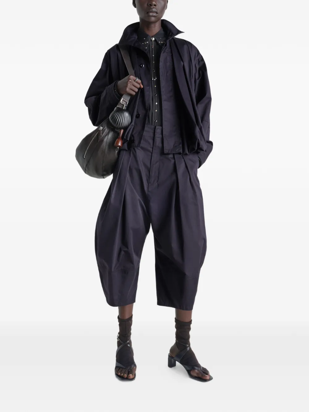 LEMAIRE Bermuda shorts met ballonprint Blauw