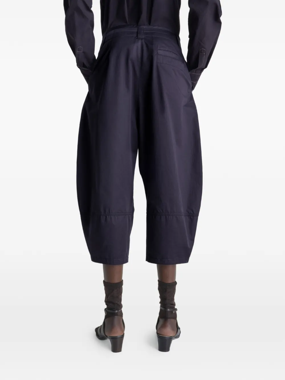 LEMAIRE Bermuda shorts met ballonprint Blauw