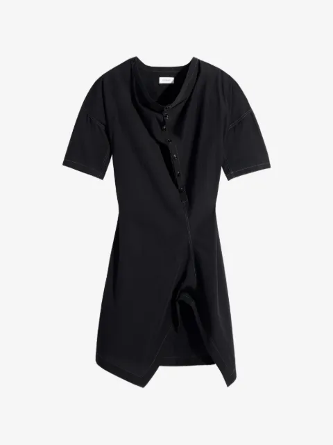 LEMAIRE asymmetric midi shirt dress