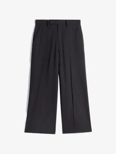 LEMAIRE single pleat pants in wool crepe