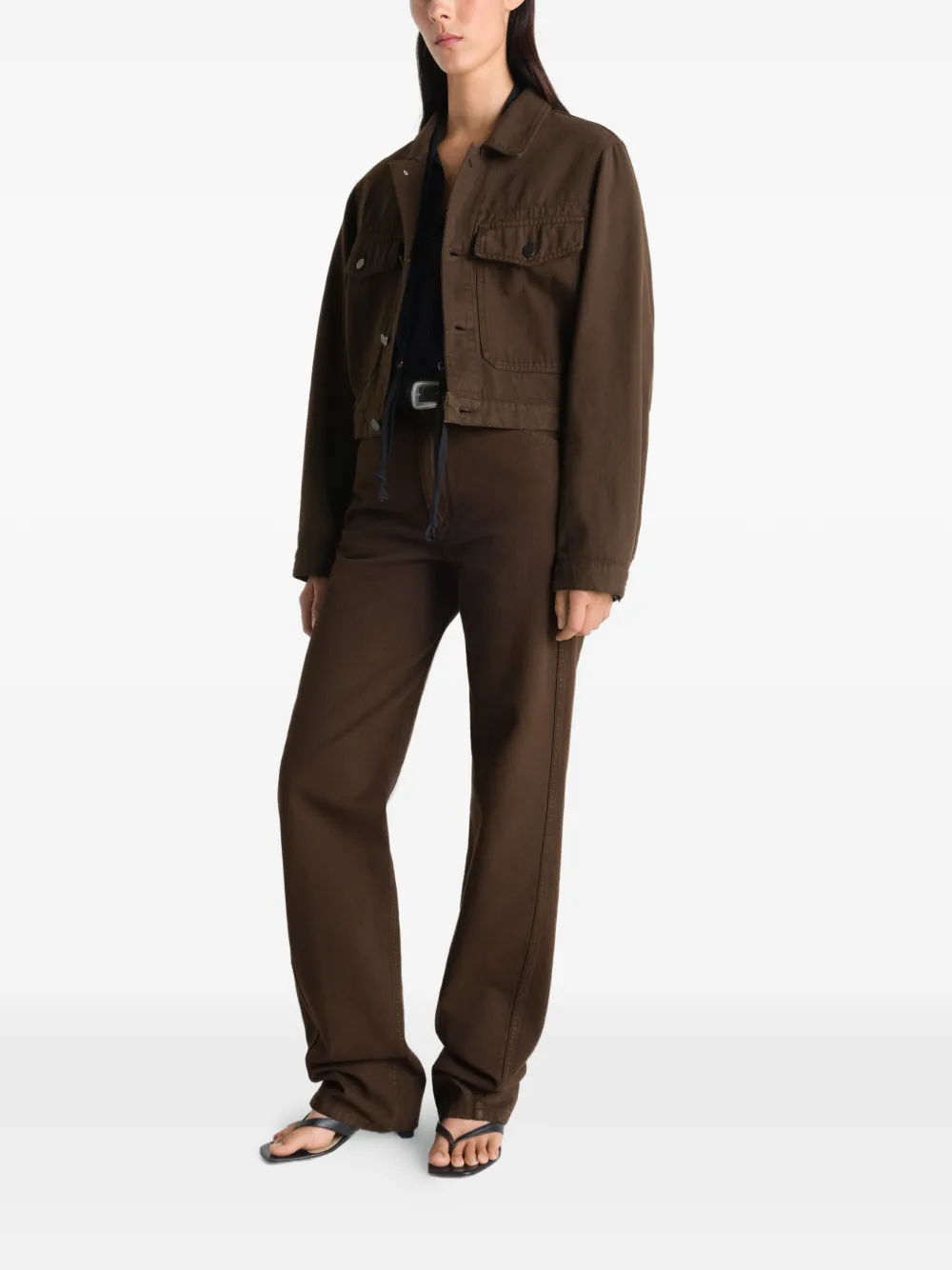  Lemaire Five-pocket Trousers - Brown 