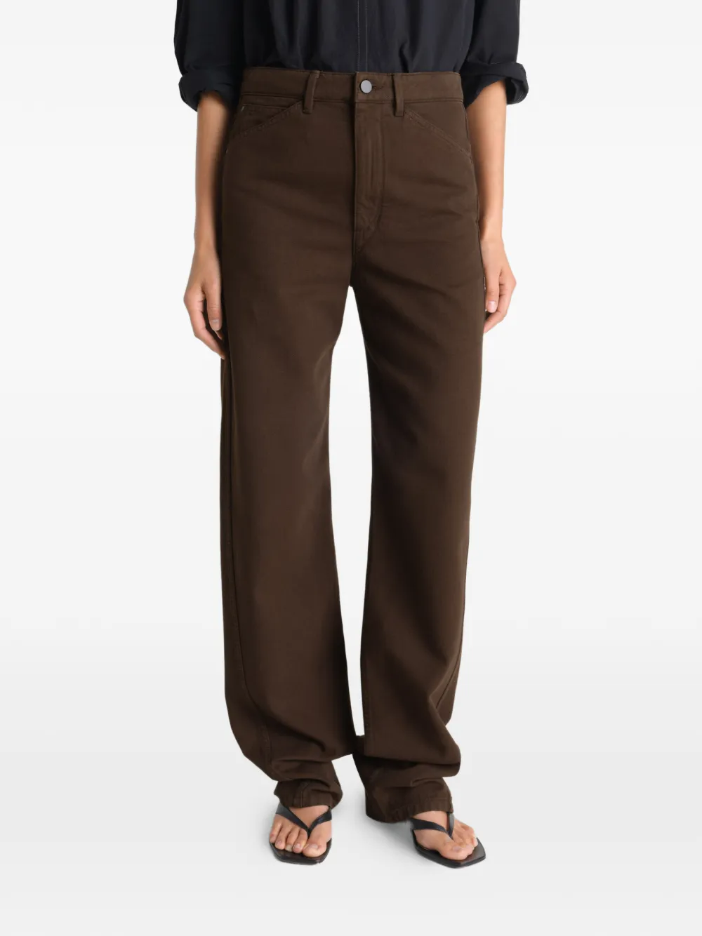  Lemaire Five-pocket Trousers - Brown 