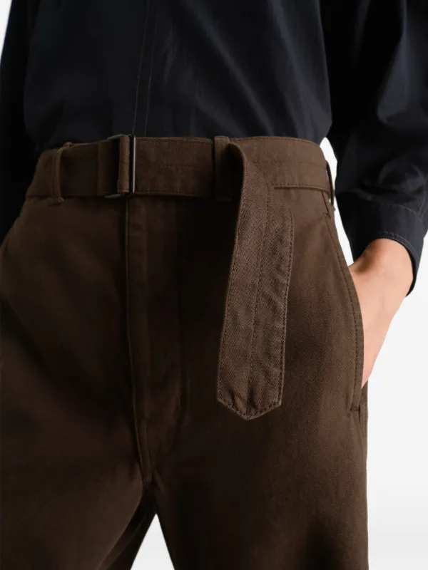 LEMAIRE Twisted Belted Jeans | Brown | FARFETCH