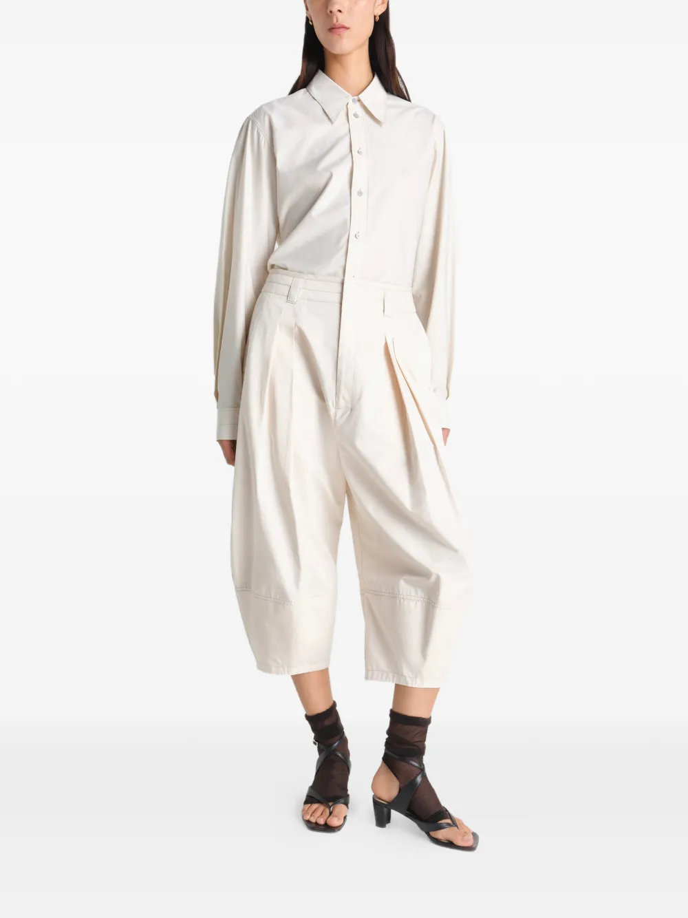 LEMAIRE Bermuda shorts Beige
