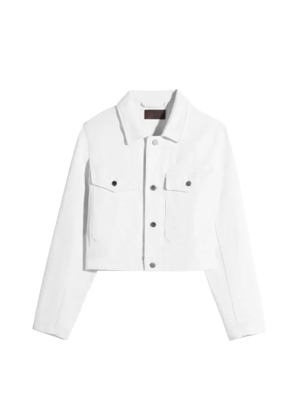Lemaire Denim Cropped Blouson in White