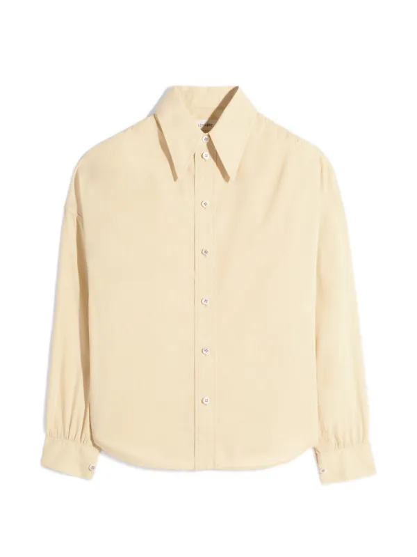 Lemaire Pointed-collar Shirt in Neutrals