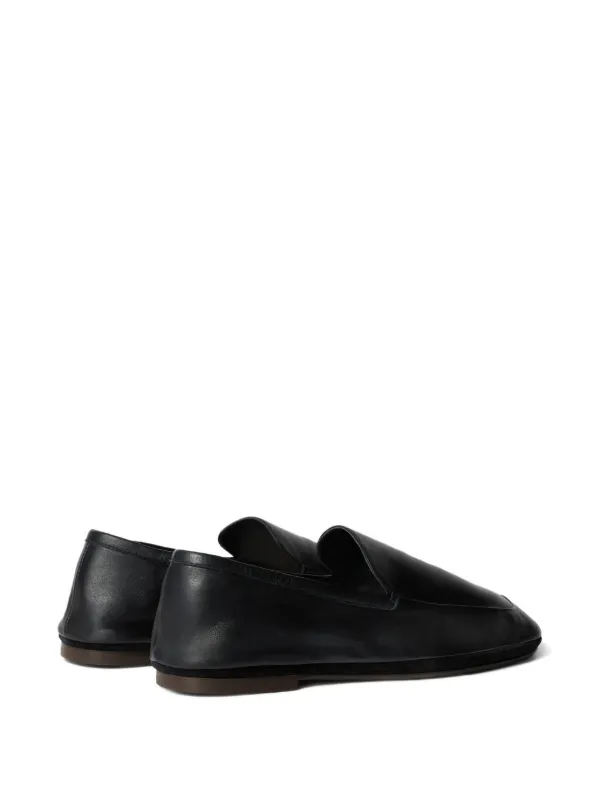 LEMAIRE ナッパレザースリッポン | ブラック | FARFETCH JP