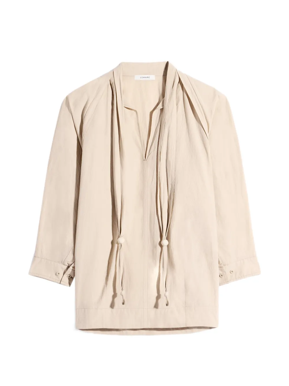 LEMAIRE scarf blouse - Neutrals