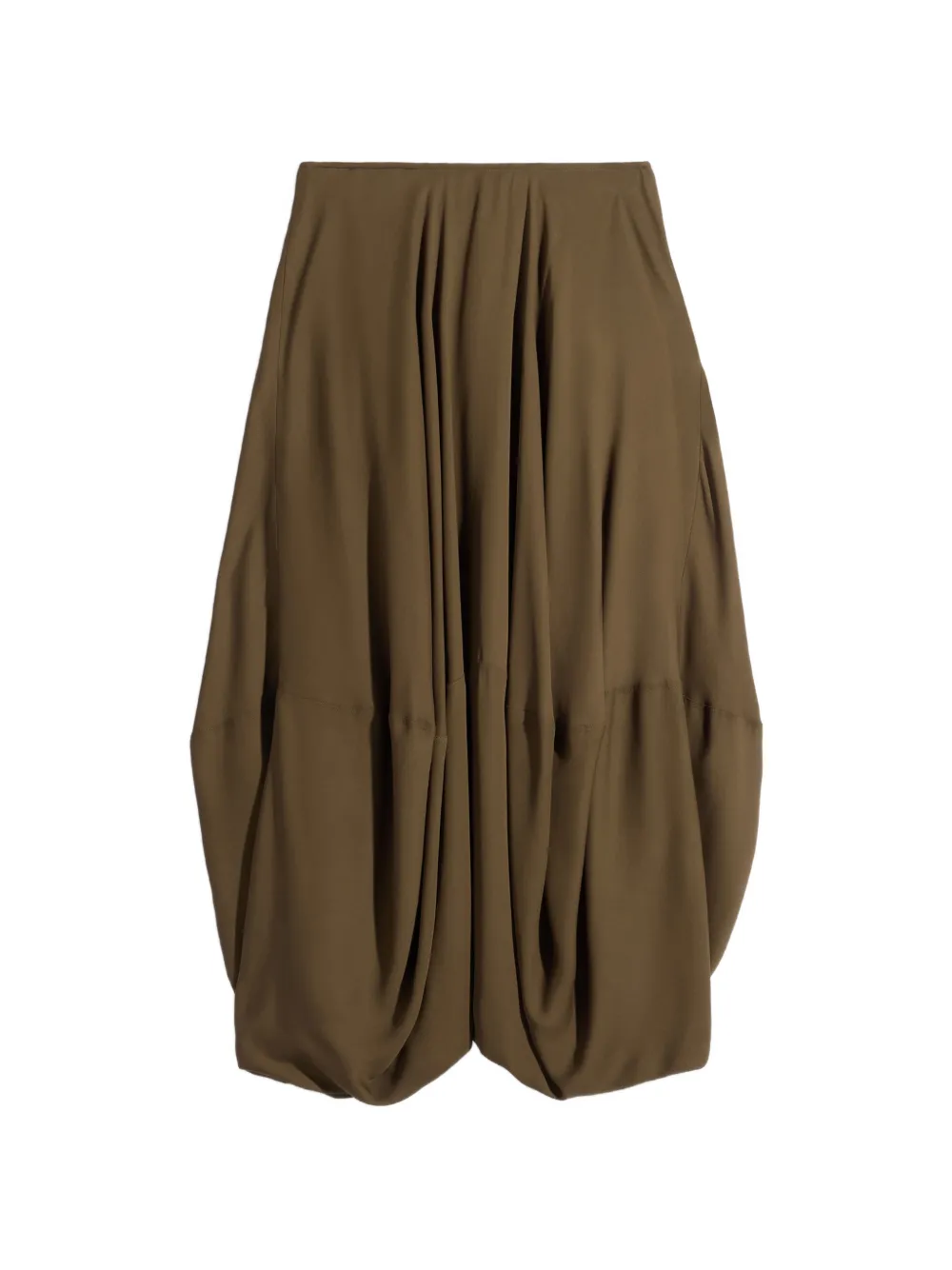 LEMAIRE Gonna midi a palloncino - Marrone