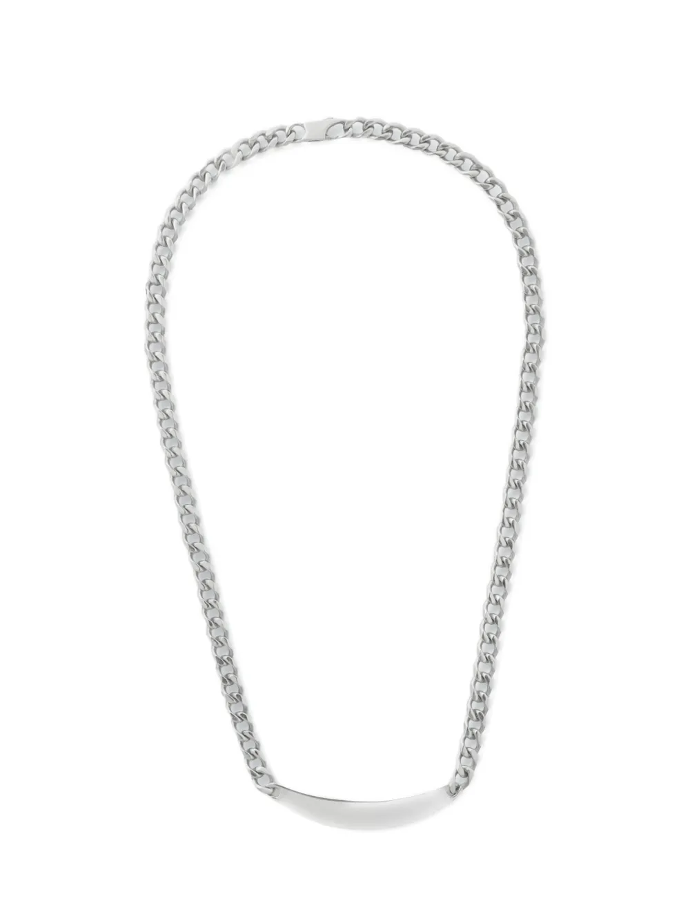 LEMAIRE ID chain necklace - Argento