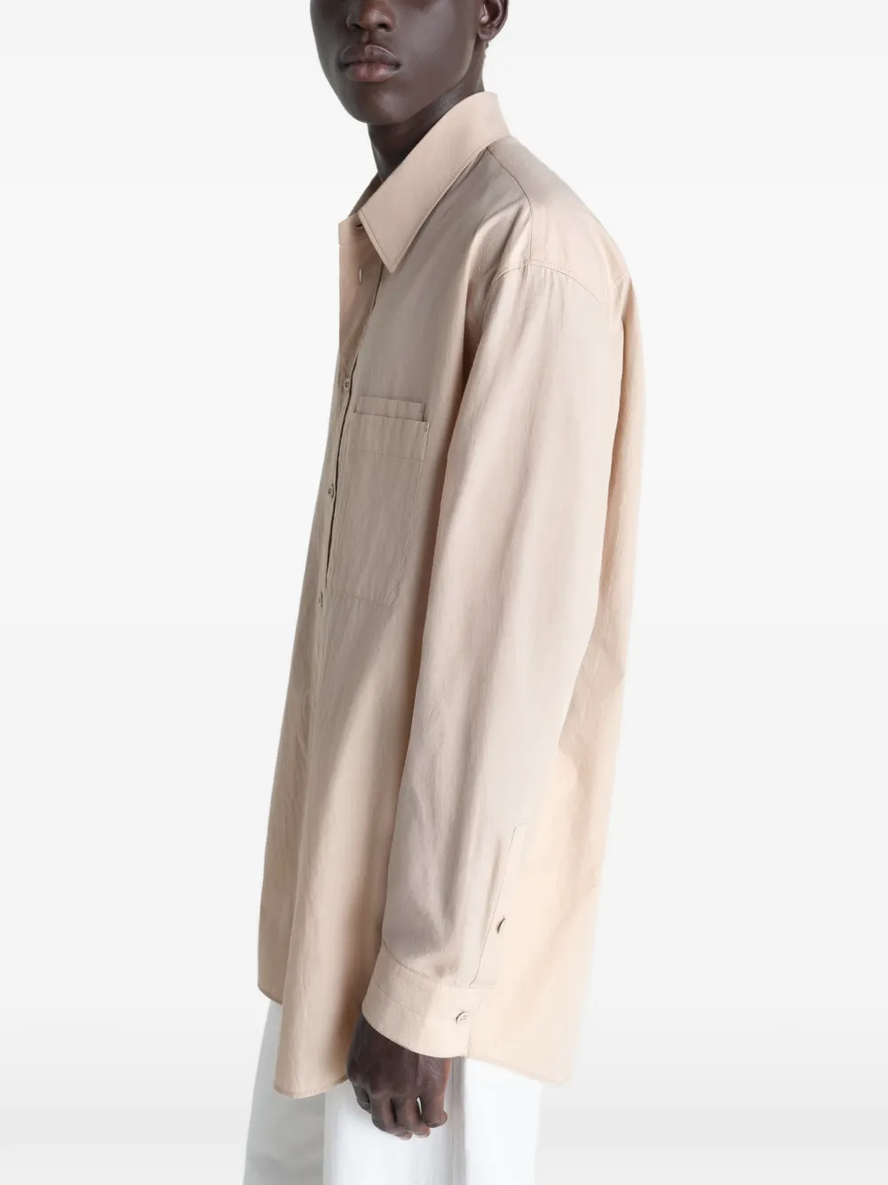  Lemaire Double-pocket Shirt - Neutrals 