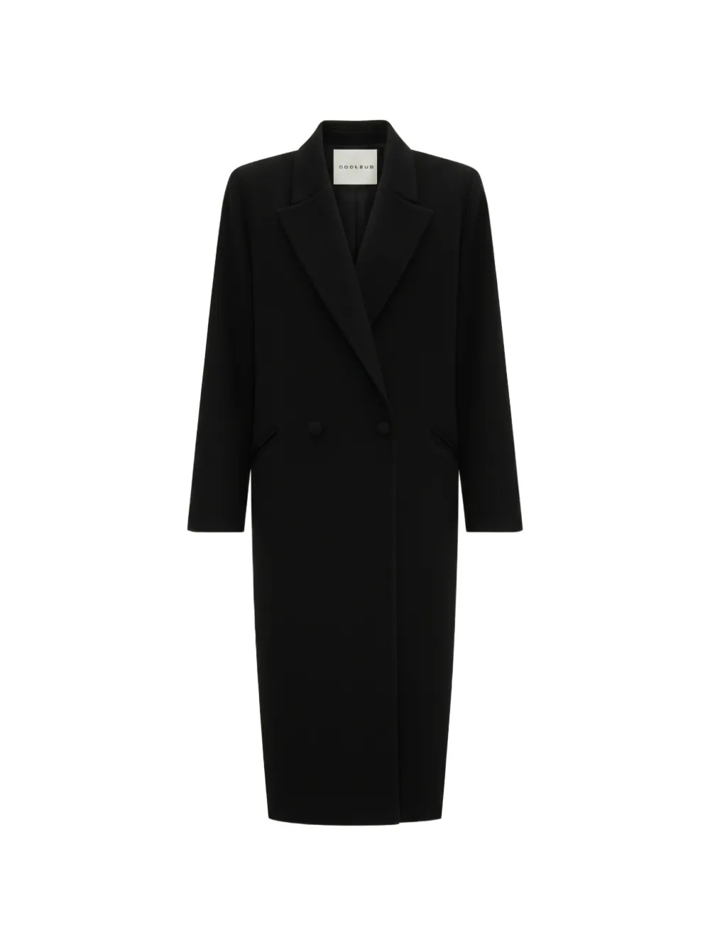 OCCLEUS Cappotto doppiopetto Penelope - Nero