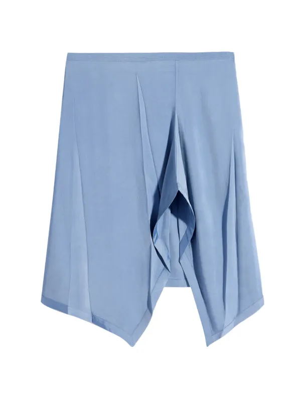 Lemaire Foulard Mini Skirt in Blue