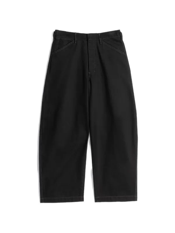 LEMAIRE ブラック ワイドパンツ L LEMAIRE Maxi Workwear ワイドパンツ | ブラック | FARFETCH JP