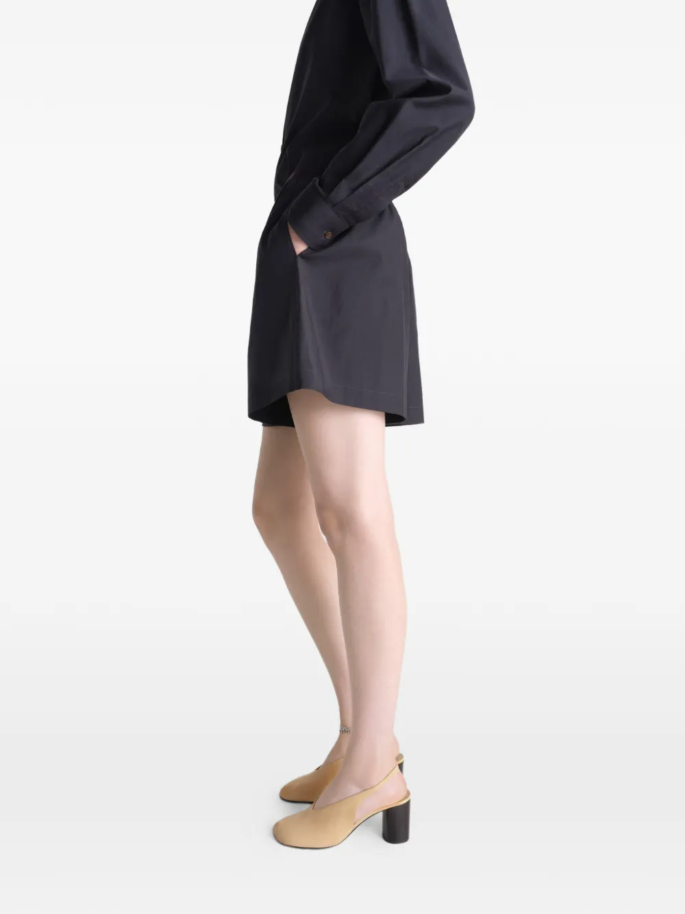  Lemaire Washed Boxer Shorts Pyjama - Black 