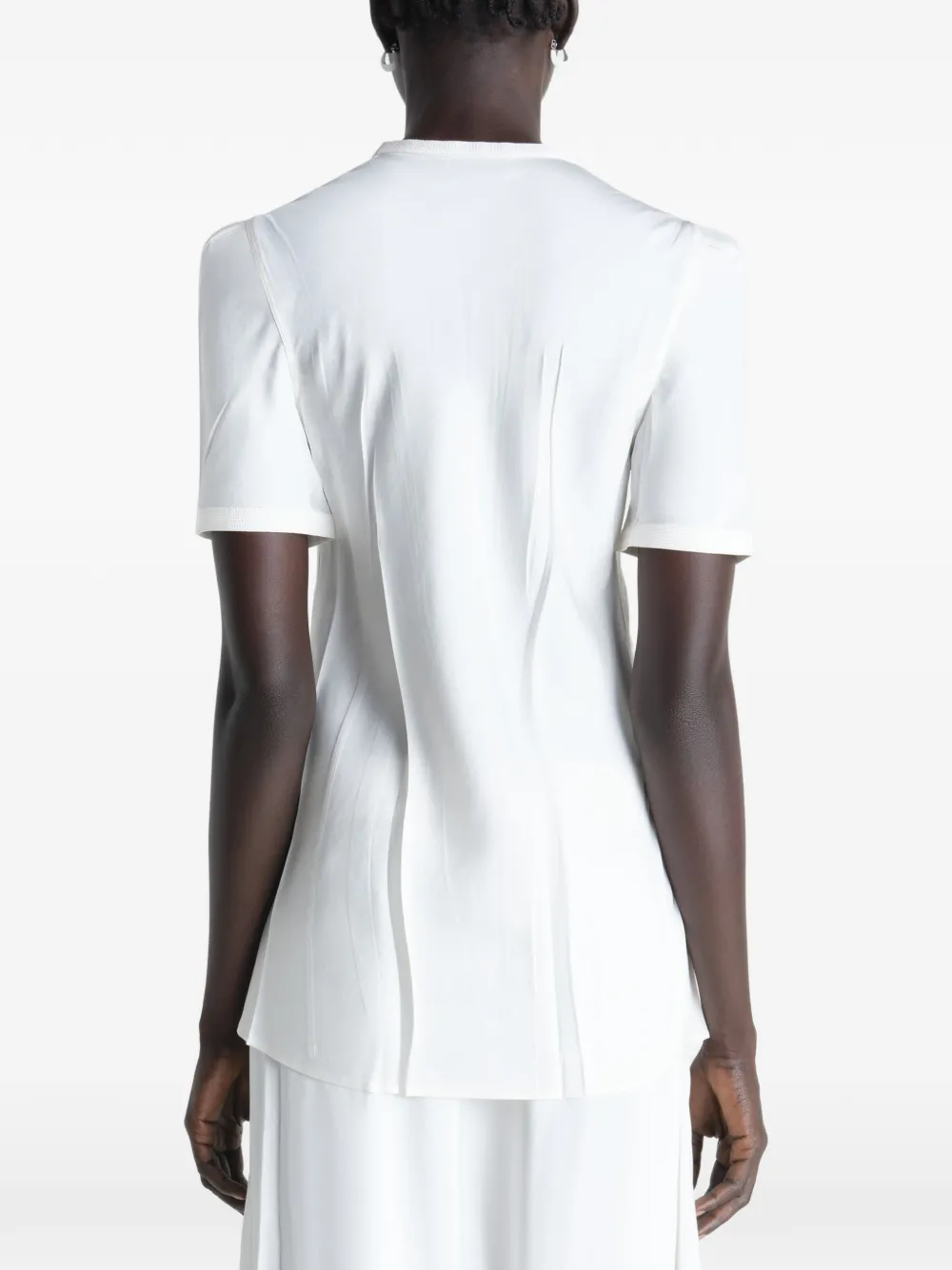 LEMAIRE Geplooide blouse Wit