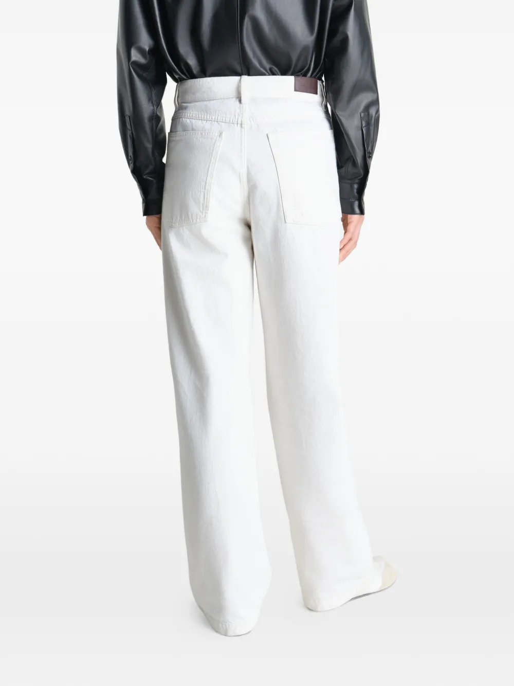 LEMAIRE Jeans met wijde pijpen Wit
