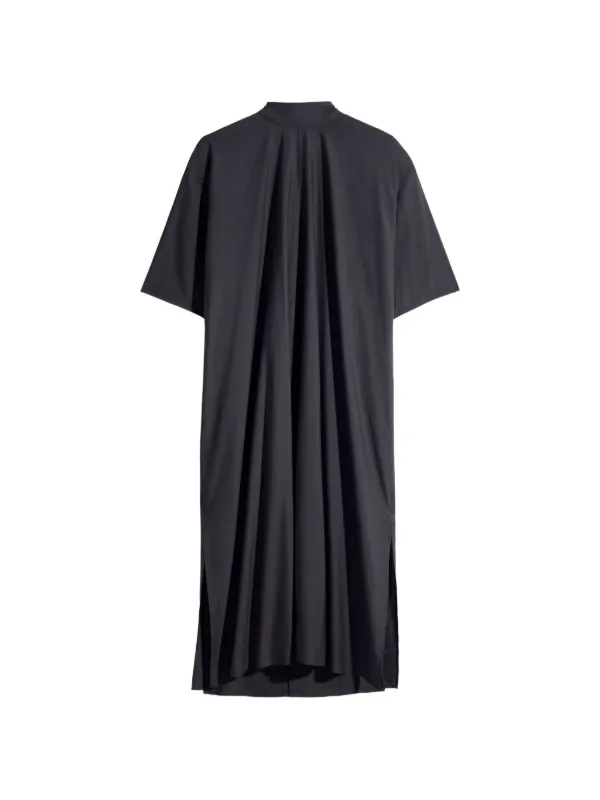 LEMAIRE Reversible tube dress in washed cotton silk