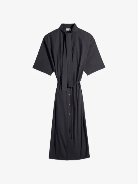 LEMAIRE reversible tube dress in washed cotton silk