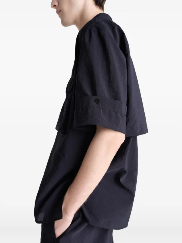 LEMAIRE ショートスリーブ シャツ | ブラック | FARFETCH JP
