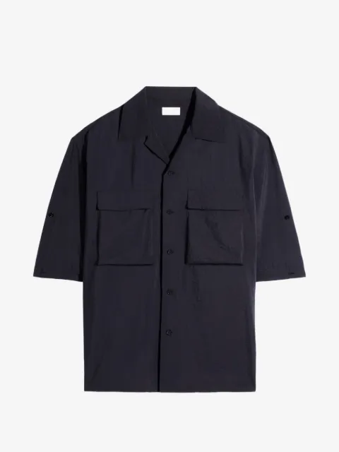 LEMAIRE short sleeve utility shirt in washed technical cotton