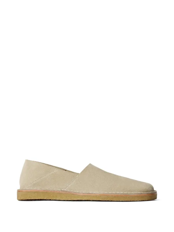 Lemaire Square Slip-on Loafers in Neutrals