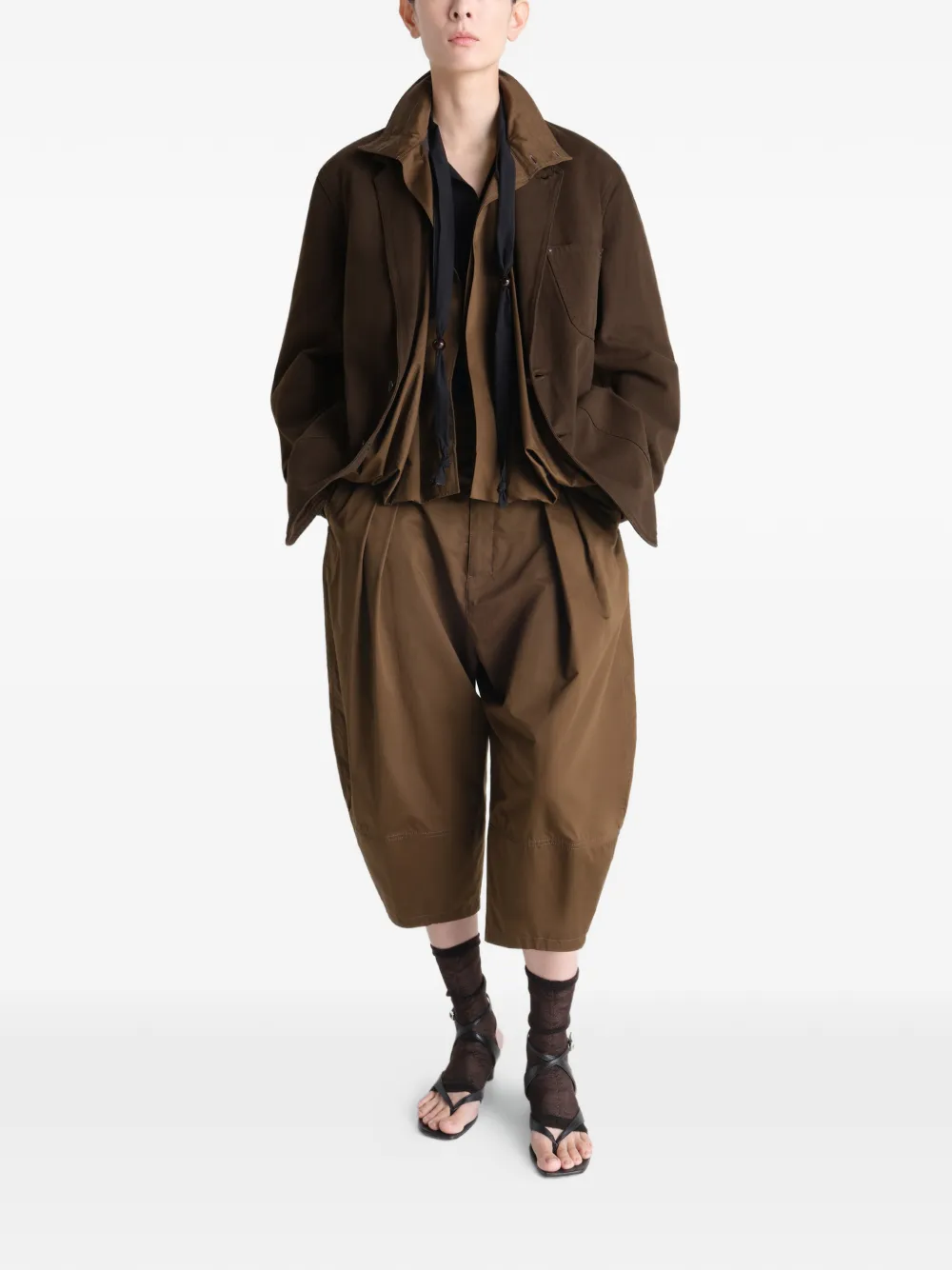  Lemaire Pocket Blazer - Brown 