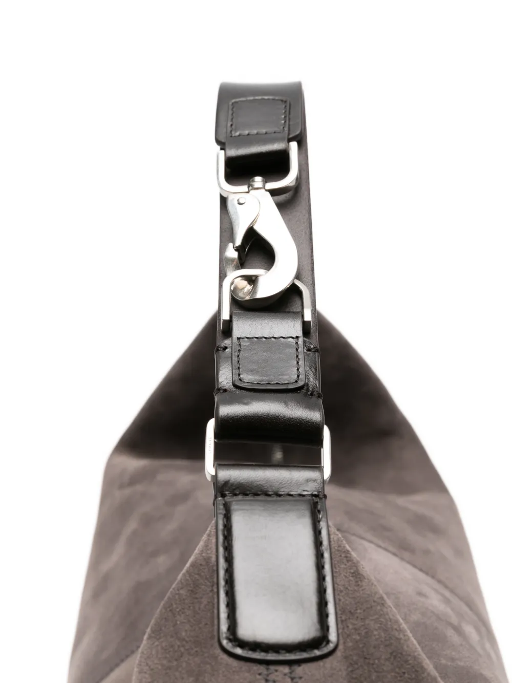 LEMAIRE Grote Quiver Clip schoudertas Grijs