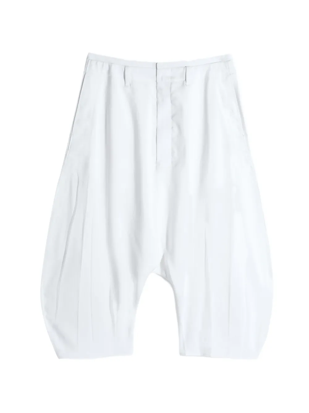 LEMAIRE Bermuda plissettati - Bianco