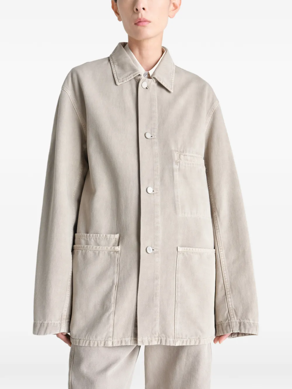 LEMAIRE パッチポケット オーバーシャツ | ニュートラル | FARFETCH JP