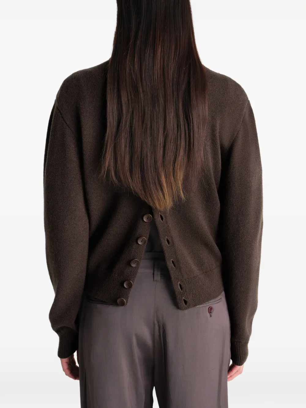 LEMAIRE Vest met knopen Bruin