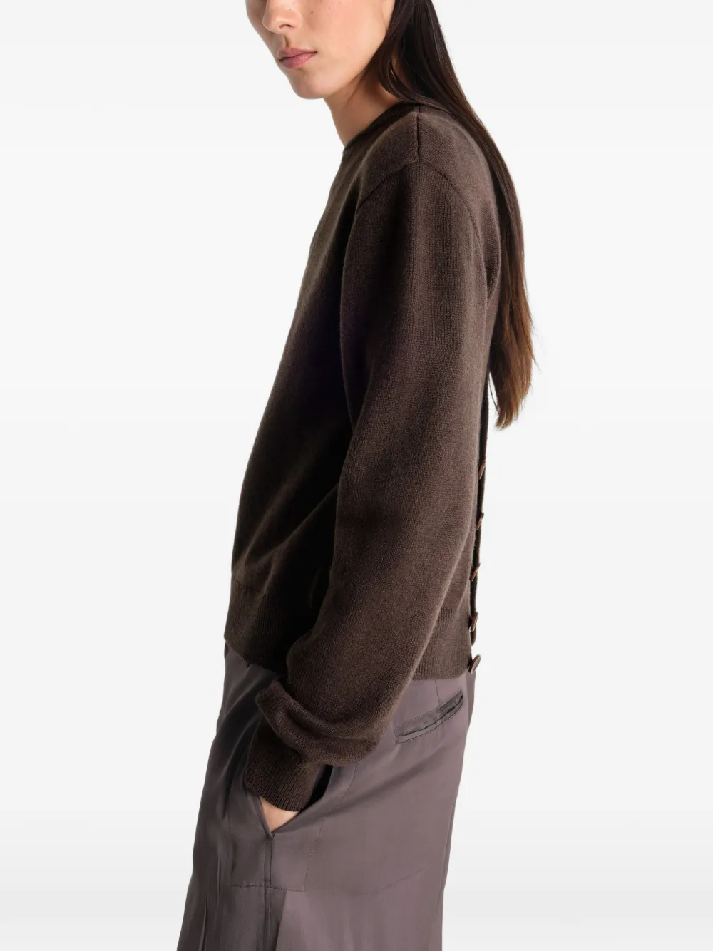 LEMAIRE Vest met knopen Bruin