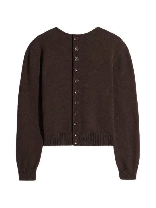 Lemaire Buttoned Cardigan in Brown