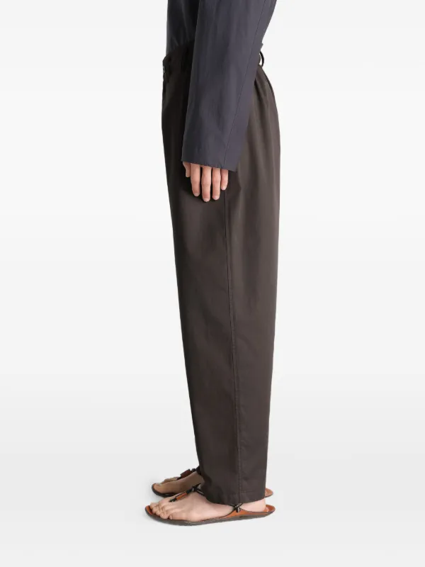 LEMAIRE Pocket Tapered Trousers | Brown | FARFETCH AO