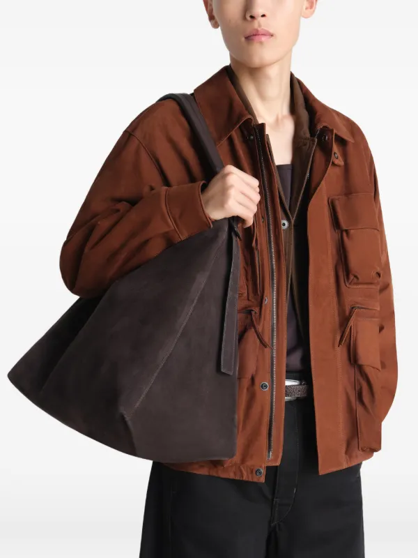 LEMAIRE スエード ショルダーバッグ | ブラウン | FARFETCH JP LEMAIRE スエード ショルダーバッグ | ブラウン | FARFETCH JP