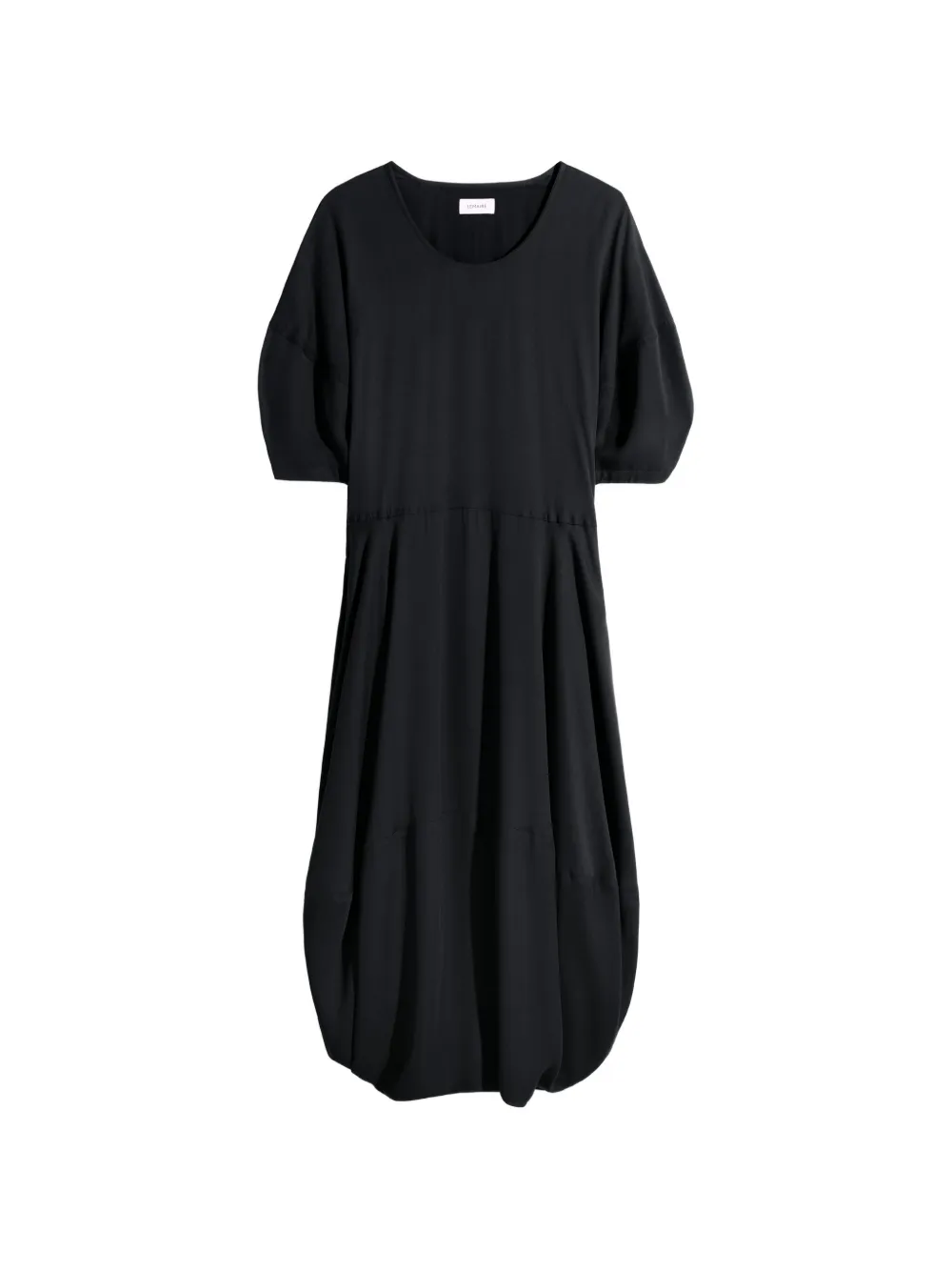 LEMAIRE balloon midi dress - Black