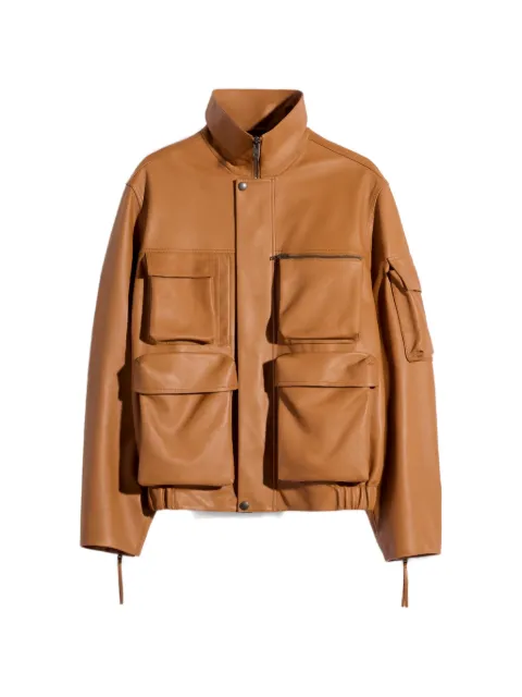 LEMAIRE multipocket leather jacket