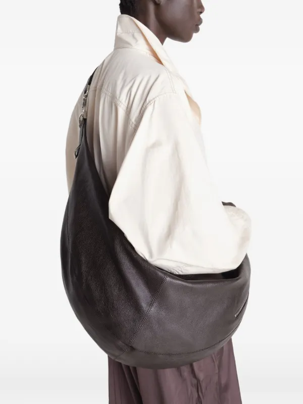LEMAIRE ジップ ショルダーバッグ | ブラウン | FARFETCH JP