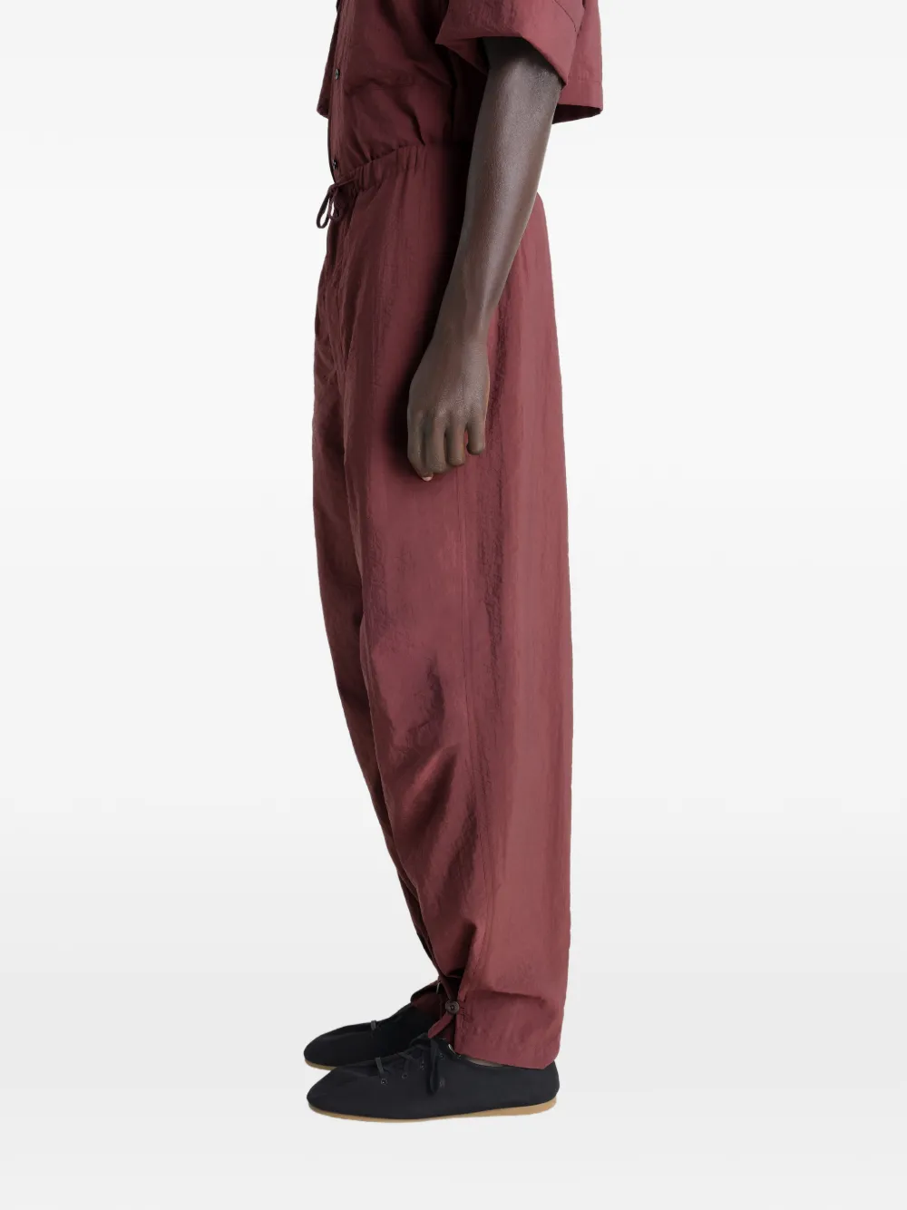 LEMAIRE Broek met trekkoord Rood