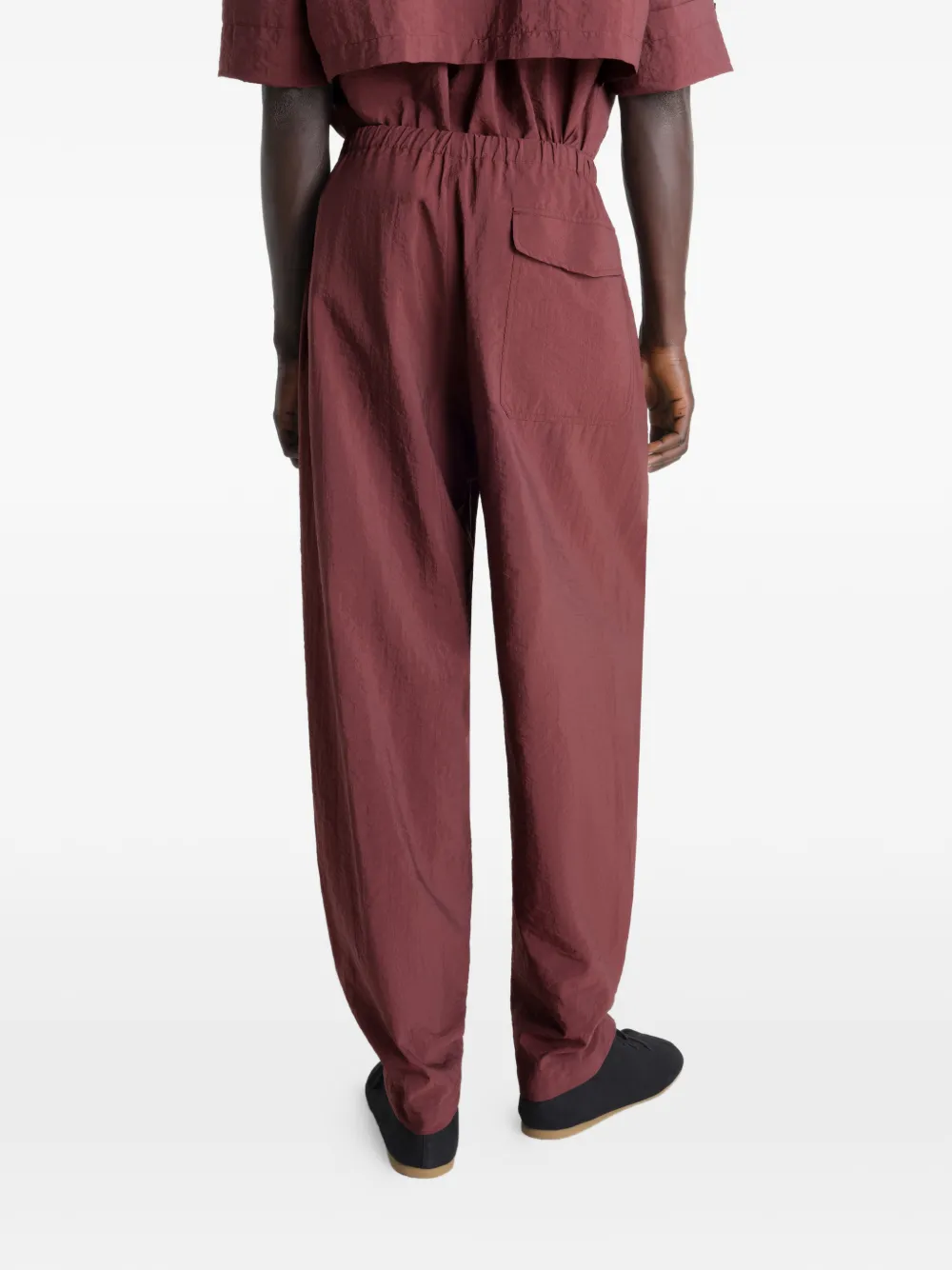 LEMAIRE Broek met trekkoord Rood