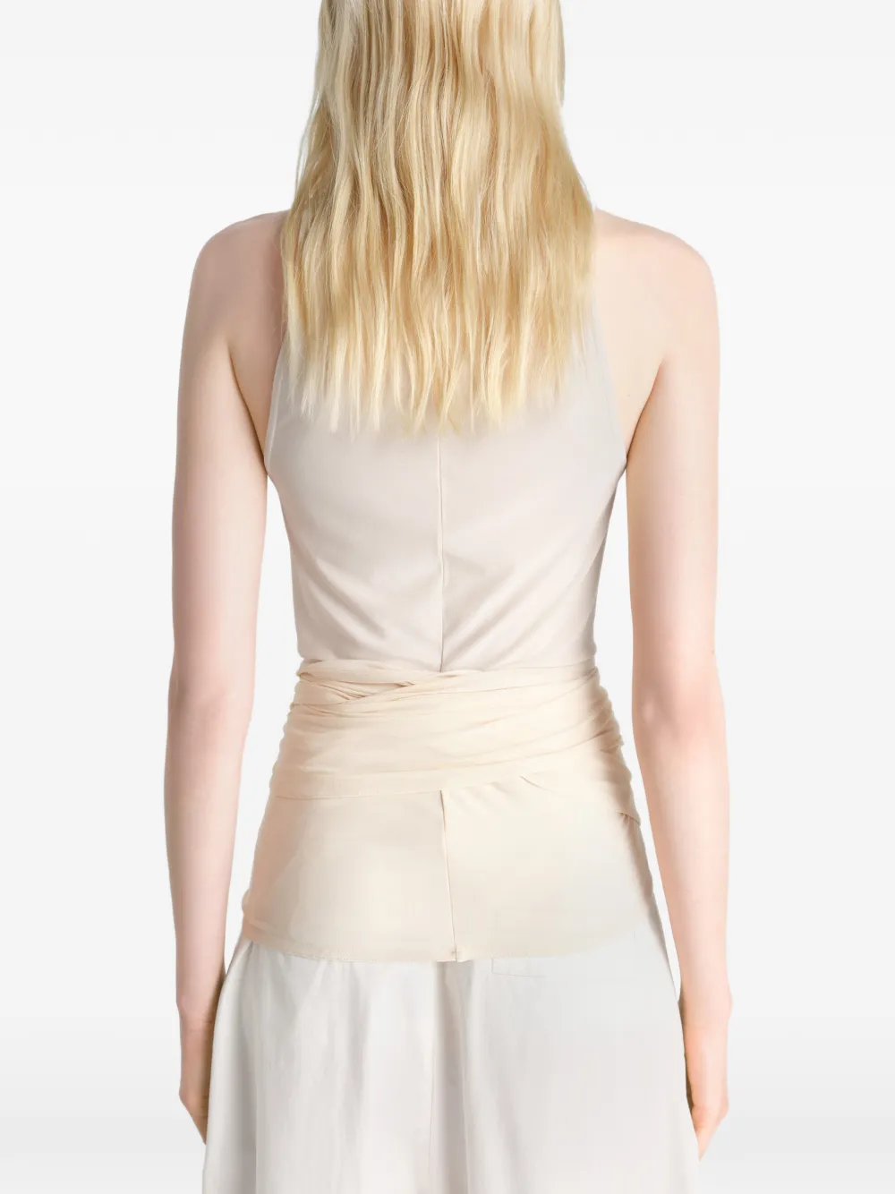 LEMAIRE Gedrapeerde wikkeltop Beige