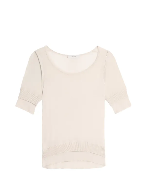 Lemaire Trompe L'oeil Short-sleeve T-shirt in Neutrals