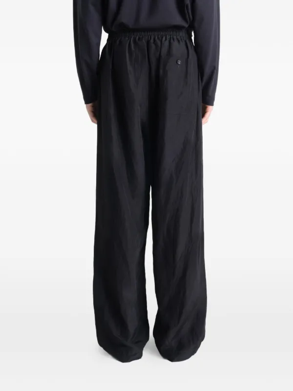 LEMAIRE Pyjama Pants In Linen Viscose | Black | FARFETCH