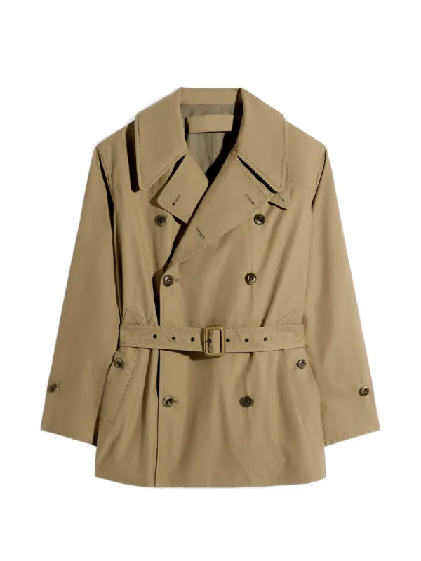 Lemaire Cropped Trench in Ventile® Cotton in Green
