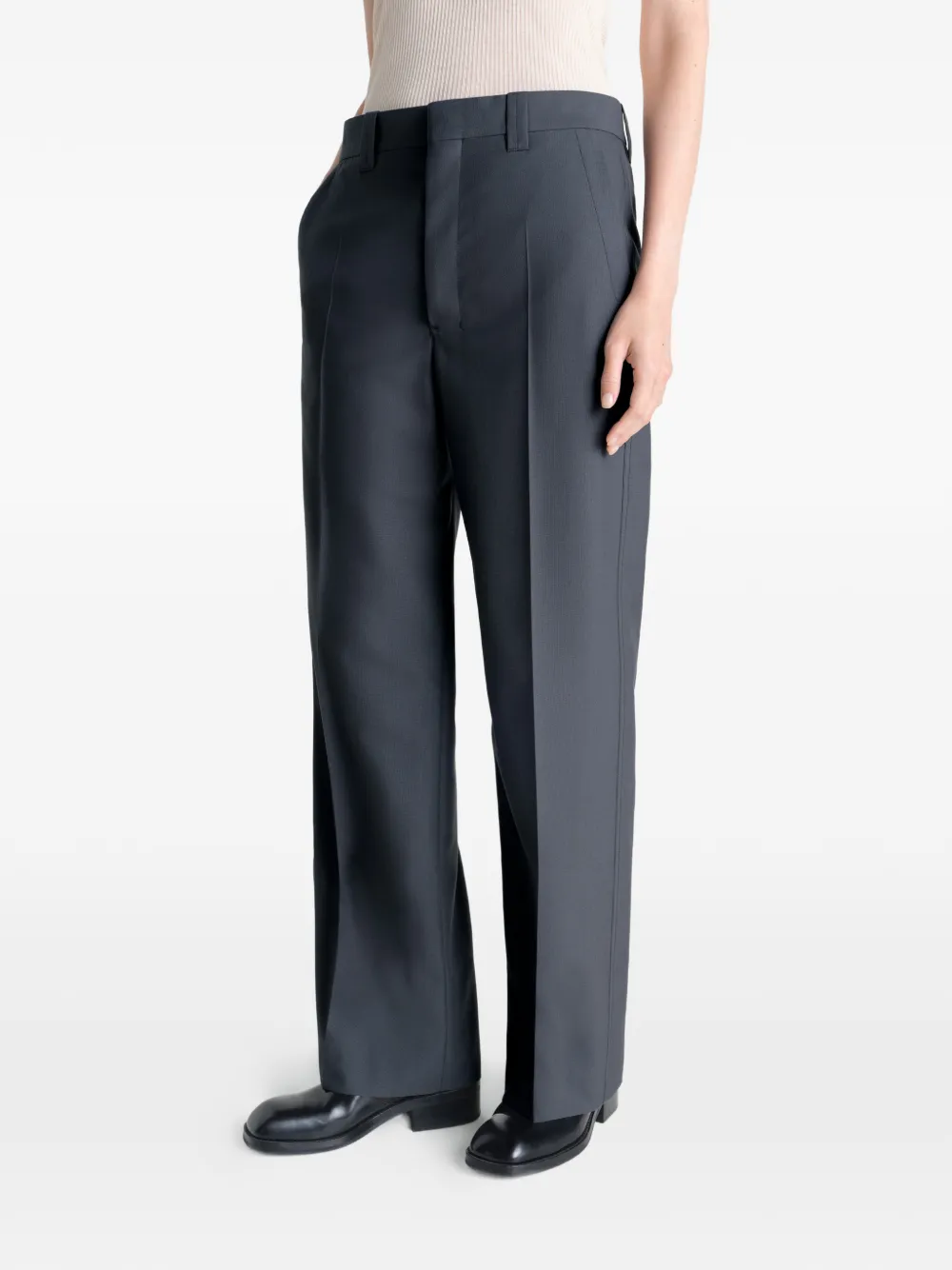  Lemaire Pantaloni Sartoriali Dritti - Grigio 
