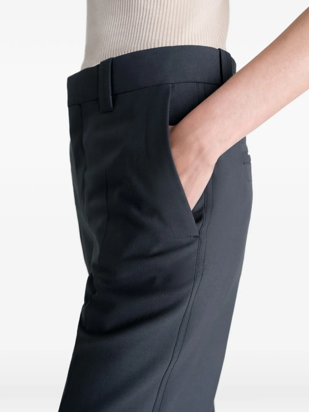 LEMAIRE Straight pantalon Grijs