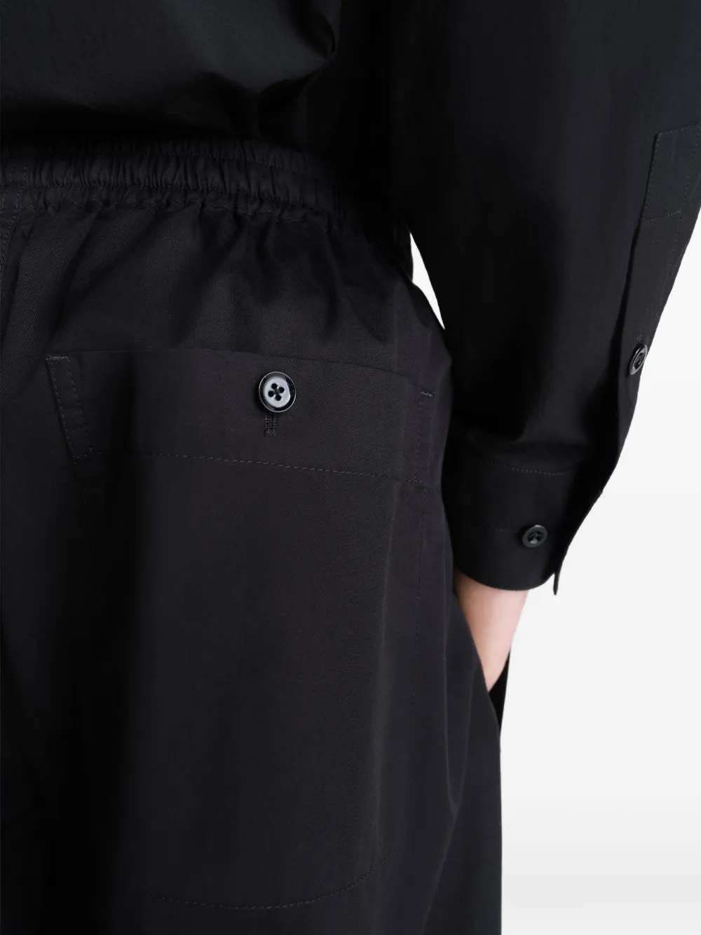 LEMAIRE Pyjamabroek met trekkoord Zwart