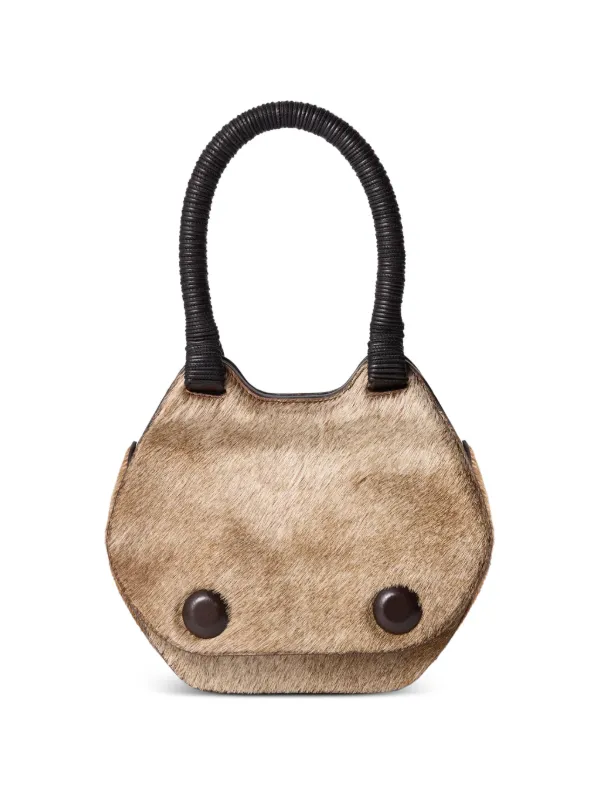 Lemaire Frog Mini Bag in Neutrals