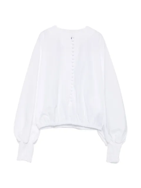 Balmain balloon-sleeve blouse